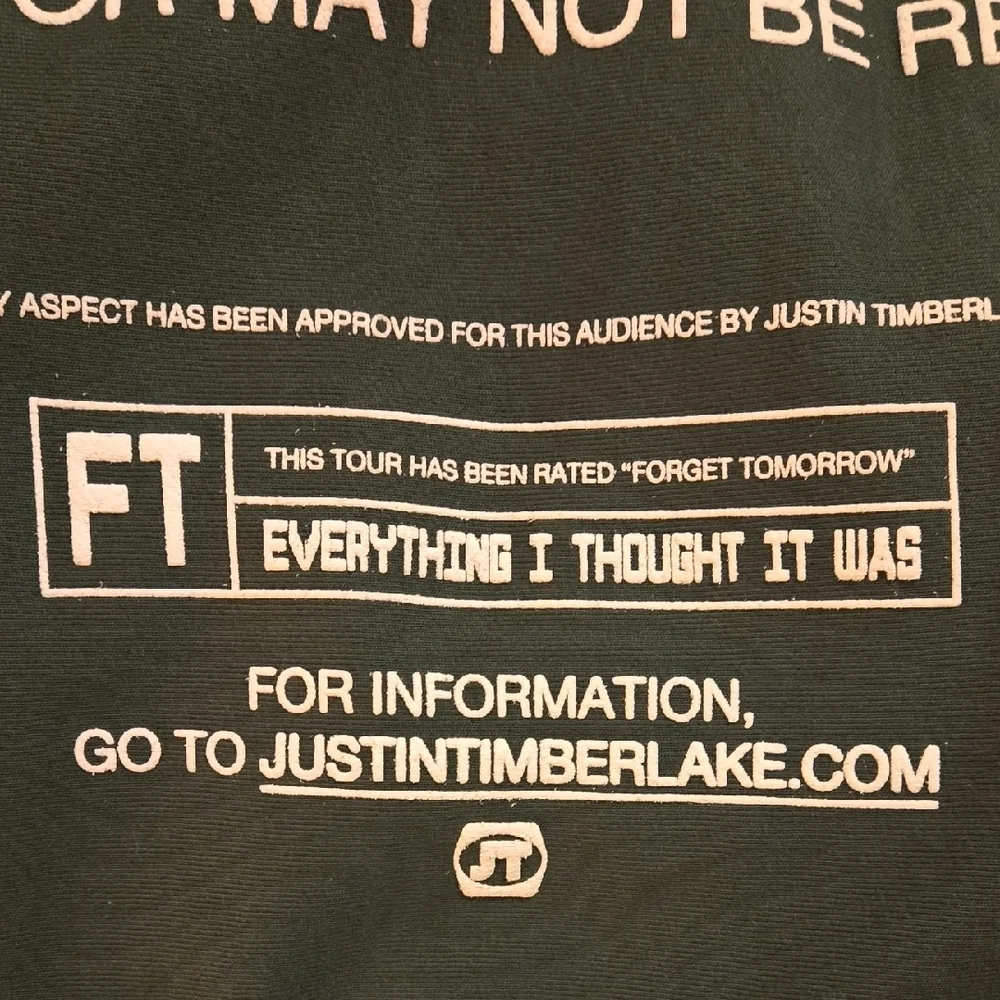 Green Graphic Justin Timberlake Men's Sweat‎ Shirt